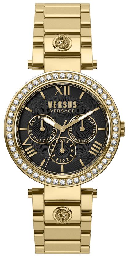 versus versace camden market horloge goudkleurig|Versus Versace Camden Market Watch, 38mm .